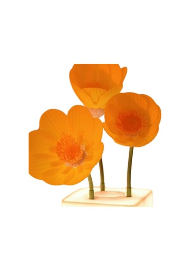 Homyl Otomatik Blooming Çiçek Gece Işık Yatak Odası Ekran Sari Çok Renkli