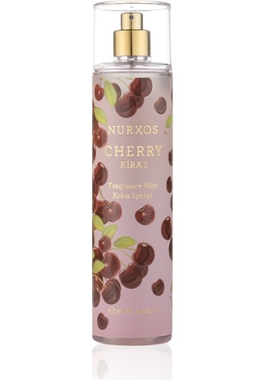 Nurxos 9887 Cherry Kiraz Hediyelik Kutulu 3'lü Set Vücut Spreyi & Losyon & Duş Jeli