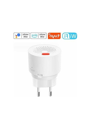 Supermarket1 Tuya Wifi Doğal Gaz Dedektörü: Tak-çalıştır Yanıcı Gaz Alarmı, Metan, Propan, Bütan, Lpg, Lng Algılama