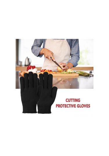 Geeksen Çelik Tel Ve Polietilen Lifli 5 Seviye Kesme Koruma Eldiveni - Madencilik, Et Kesim, Metal İşleme İçin Dayanıklı Ve Güvenli Çok Renkli