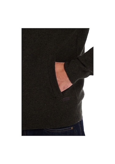 Barbour Patch Zip Through Hırka Gn73 Seaweed Kahverengi