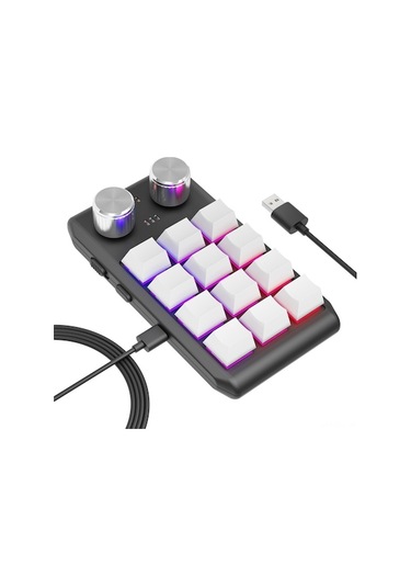 Carrier "12 Tuşlu Kablosuz Oyun Ve Tasarım Klavyesi - Kırmızı