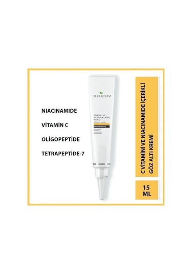 Herbaderm Torba ve Morluklara Karşı Göz Altı Kremi 15 ML