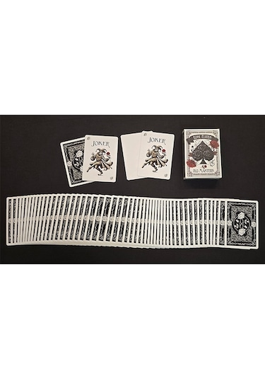 Rose Elites - Old Masters Black Marked Deck İşaretli Premium Oyun Kağıdı İskambil Kartları Destesi