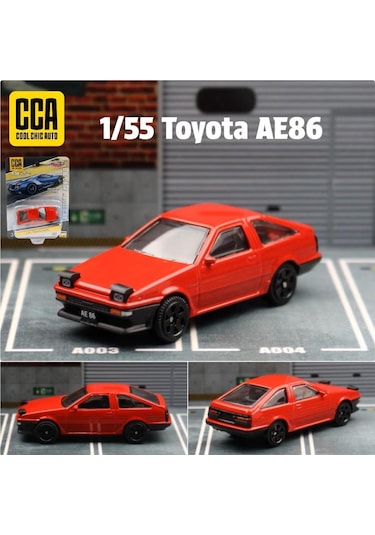 Cca Premium Series Toyota Ae86 Kırmızı 1/64 Model Araba