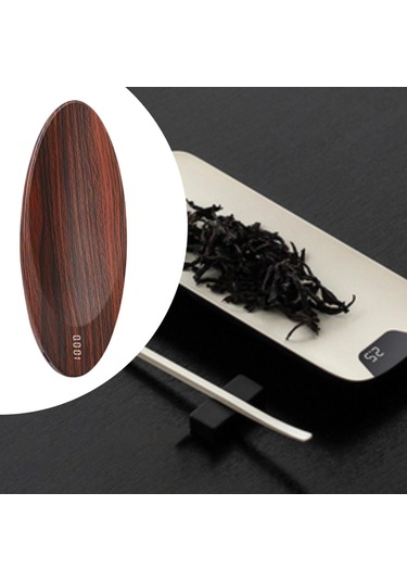 Homyl Cep Mini Ölçekli Modern Kahve Terazisi Tartı Kahverengi Kahverengi