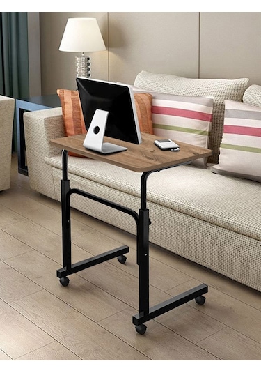 Yükseklik Ayarlı Laptop Sehpası Ve Çalışma Masası - Ceviz A3 Ceviz