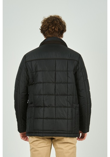 Daynax Erkek İçi Kürklü Dik Yaka Fermuar Ve Çıtçıt Kapamalı Mont Kaban 4000 Yeşil Yeşil