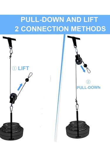 Esigym Cable Crosover Lat Pulldown Triceps Biceps Shoulder Makara Fitness Seti