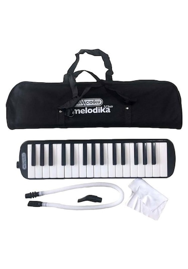 Helvacıoğlu Melodika 32 Tuşlu Bez Çantalı Siyah