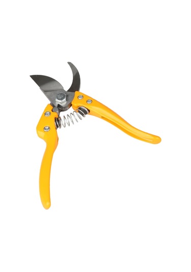 Rtrmax RH05814 Sarı Metal Saplı Bahçe Makası Boy: 20 cm Kesme Çapı: 25 mm