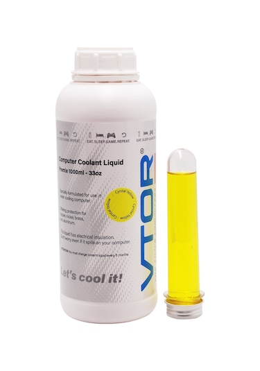 Vtor Bilgisayar Soğutma Sıvısı 1000ML Kristal Sarı