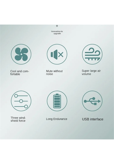 İkili Soğutma Boyun Fanı, Taşınabilir Usb Şarjlı Boyun Askılı Fan, İkili Soğutma Mini Fan, Led Işıklar Ve Aromaterapi İle Dış Mekan Tembel Fan.