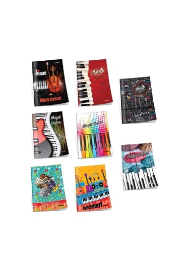 Çınar Büyük 20 Yaprak Dikişli Müzik Defteri