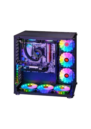 Coldpower Seaview 7X ARGB Temperli Cam 750W 80+ Bronze E-ATX Bilgisayar Kasası