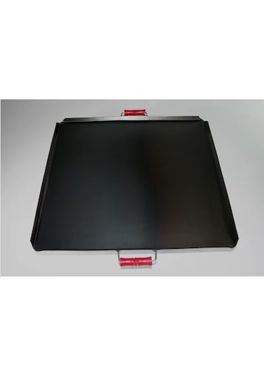 Ocak Üstü Kare Ekmek Yufka ve Gözleme Sacı Bombeli Kulplu Model