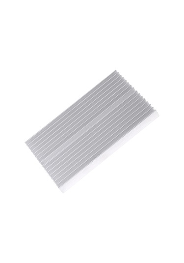 Fosenze Alüminyum Isı Sink 100x60x10mm - Yüksek Soğutma Kapasitesi, Dayanıklı Malzeme İle Elektronik Cihazlar İçin Uygun