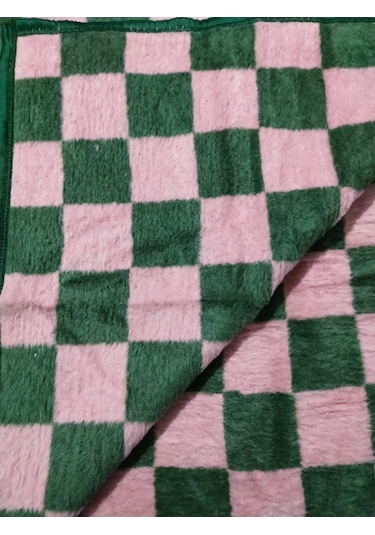 Bekir Barış Tek Kişilik, Ekose Desenli, Peluş Genç Battaniyesi