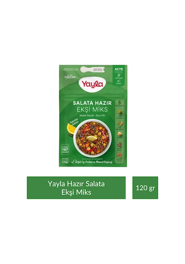 Yayla Salata Hazır Ekşi Miks 120 Gr