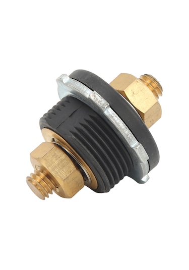 Youtek Araçlar İçin Genel Amaca Uygun 250a Akü Terminal Bağlantısı, 3/8" Bakır Şarj Sütunu, Siyah - , Araç-damper-gemi Uyumlu, Dayanıklı Malzeme