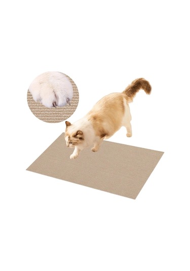 Mufunye Kesilebilir Kedi Tırmalama Tahtası Kendinden Yapışkan Duvar Tırmanma Ve Mobilya Koruyucu