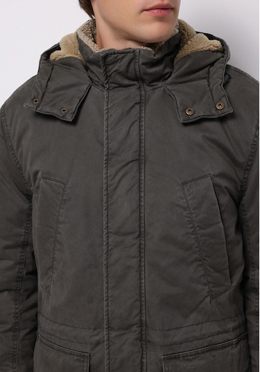 Colins Regular Fit Erkek Yeşil Kaban Cl1076213 Q1.v1 Dkh Haki