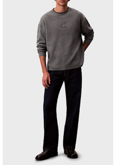 Calvin Klein Erkek Kazak Lv04rd300g P7e Gri Gri