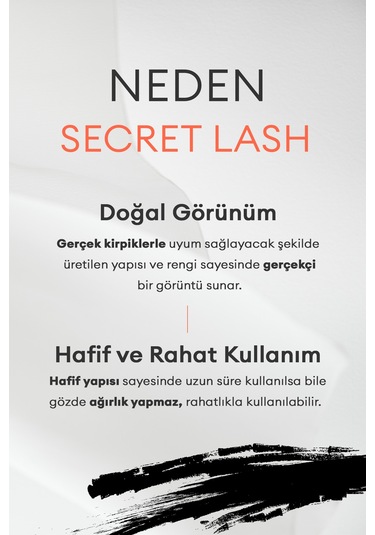 Missha Doğal Görünüm Sunan Kahverengi Takma Kirpik Secret Lash No.4 Kitty Cat