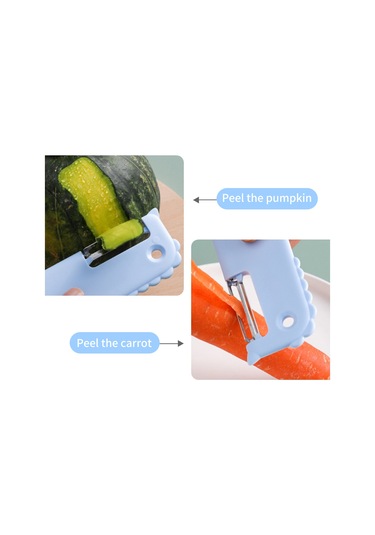 Neevoyu Yeşil Paslanmaz Çelik Sebze Meyve Soyucu, Taze Kabuk Soyma, Ev Mutfak Gereci, Sağ-sol El Kullanıma Uygun Bm003 Yeşil