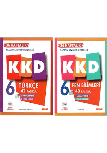 Kurmay 6. Sınıf Kkd Fen Bilimleri+türkçe