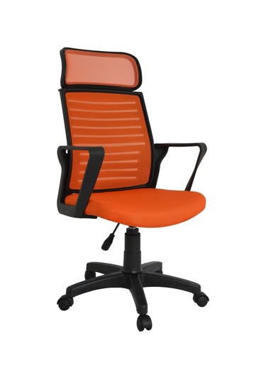 Bürocci Likya Plastik Ayaklı Çalışma Koltuğu-Turuncu File-2284B0549