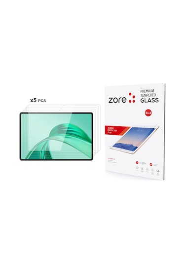 More Tr Honor Pad X8a Uyumlu Mtr 5in1 Tablet Temperli Cam Ekran Koruyucu-şeffaf