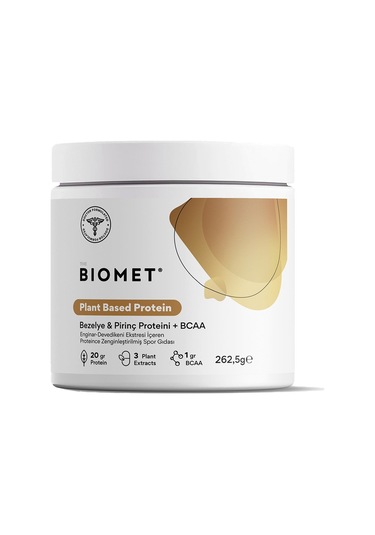 Bıomet Plant Based Protein - Bezelye & Pirinç Proteini + Bcaa