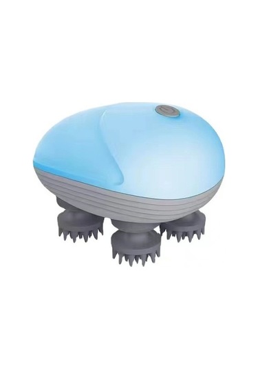 Mini Kafa Masajı Şarj Edilebilir Evcil Hayvan Masajı Elektrikli Kafa Derisi Ejderha Elektrikli Pençe El Çok Fonksiyonlu Yoğurma Fizyoterapi Cihazı Gj8w4a Açık Mavi