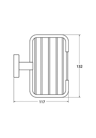 Sabunluk Kare Rozetli