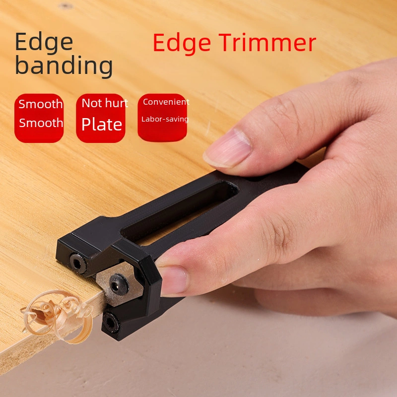 Youtek Alüminyum Ahşap Düzenleyici - El Manuel Tırnak/kenar Temizleyici, R1+r2 Bıçaklı Profesyonel Kenar Düzenleme Aleti Diğer