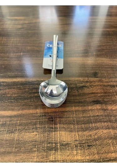 Enashop Paslanmaz Çelik Yemek Kaşığı Seti 12 Adet Klasik Düz Model Inox