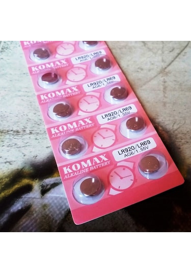 Button Alkalıne Battery Ag Seria Ag 6 Pil Lr920 Pil Sr371 Pil 920 Pil Lr69 Pil Saat Pili Yedek Pil