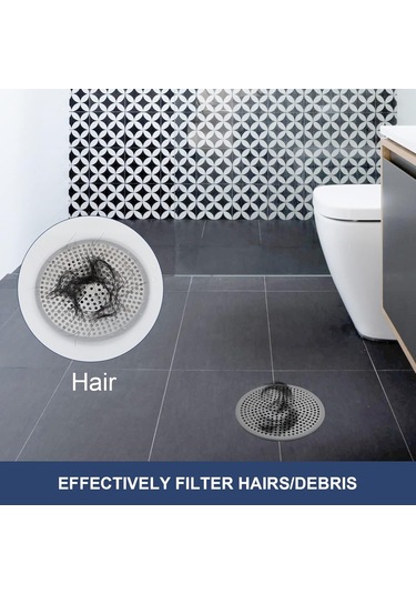 3 Paket Duş Drenajı Saç Yakalayıcı/kapak/süzgeç, Durak Drenaj Koruyucusu/kapağı, Paslanmaz Çelik 3 Paket Paslanmaz Çelik