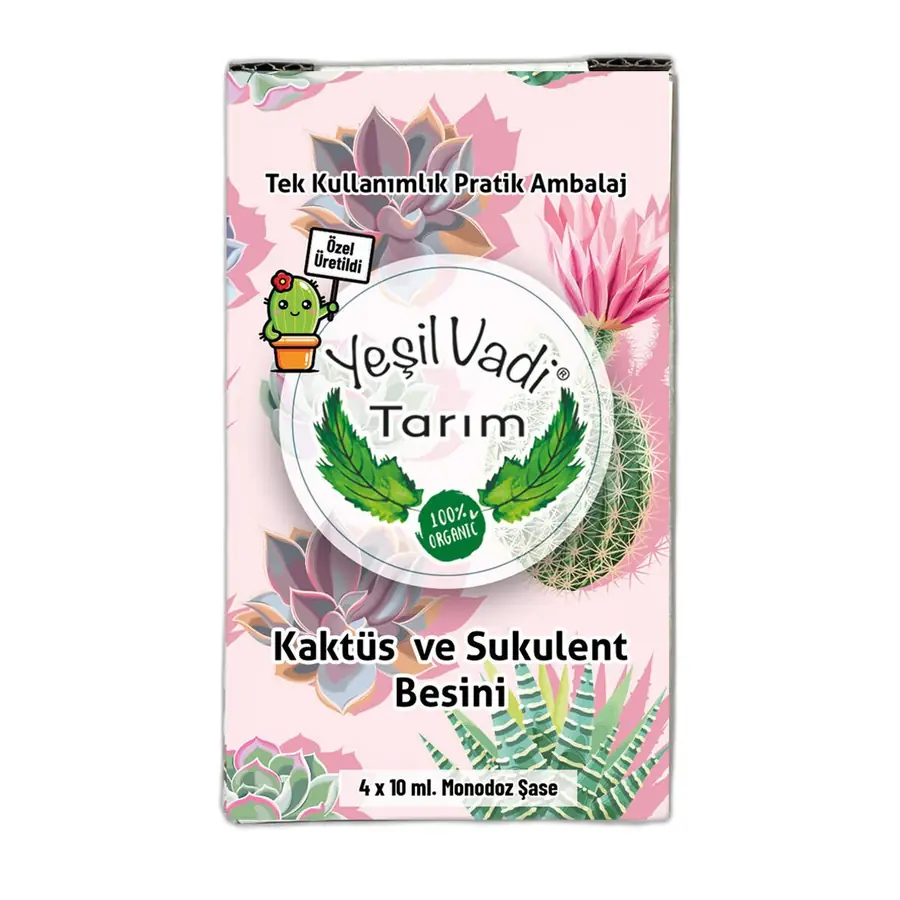 Kaktüs Sukulent Besini Monodoz 4x10ml 40