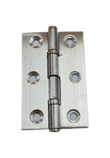 Paslanmaz Çelik 6 Cm Dar Yaprak Menteşe 60x40x1,2 Mm Dayanıklı Mini Menteşe 2 Li Set