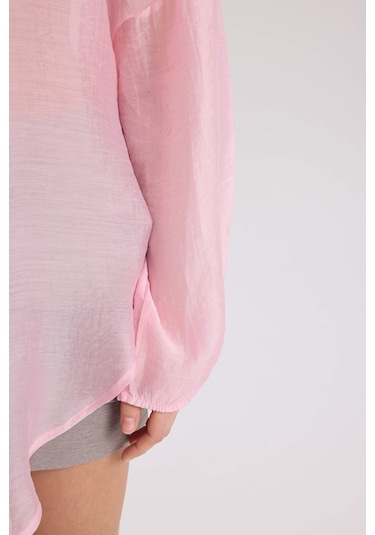 Mai Collection Mai Studios Co. Lyra Oversize Pembe Gömlek Pembe