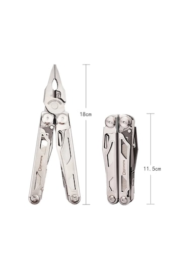 Daicamping Dl30 Multitools Diy Çok Aracı Çok Aracı Katlanır Bıçak Makas Kesici 30-parts Polonya