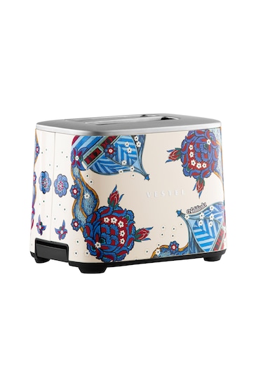 Vestel X Aslı Filinta Retro Bej Çini Ekmek Kızartma Makinesi