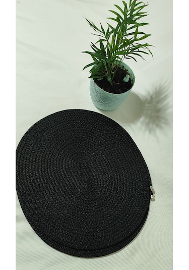 Kordon İpten Oval 2li Supla Takımı Siyah