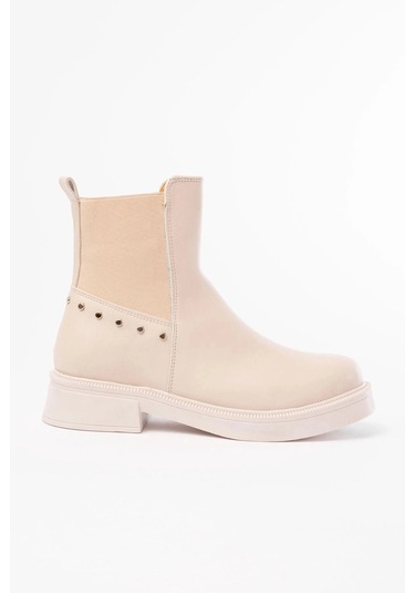 02-2005 Bej Lastikli Günlük Kadın Bot Çok Renkli