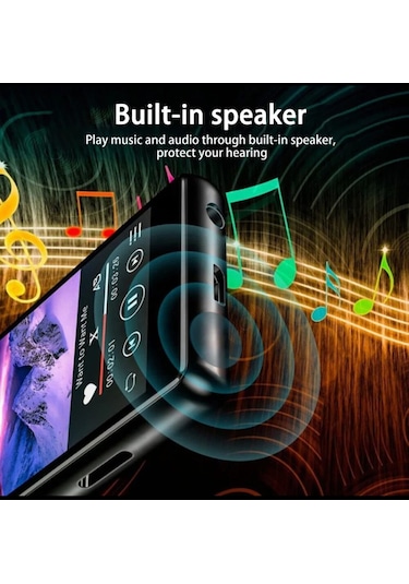 Dokunmatik Ekranlı Bluetooth Lu Mp3 Mp4 Player Dahili Hoparlör