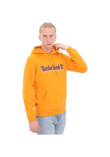 B0a6s5wed11-r Timberland Ls 50th Anniversary Est. 1973 Hoodie Bb Erkek Sweatshirt Bronz
