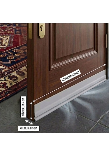 Buffer Kapı Altı Rüzgar Önleyici Bant Yapışkanlı Kesilebilir Toz, Ses Ve Hava Kesici İzolasyon Şeridi 100 Cm