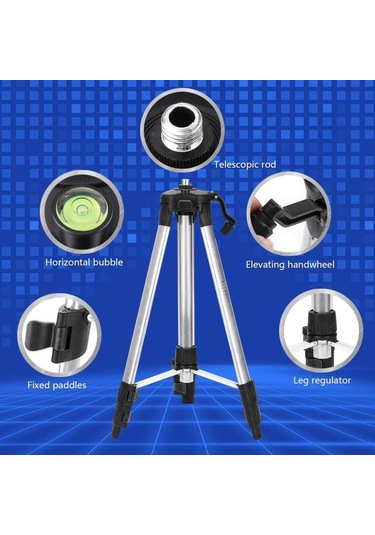 Xindoker 1.2m Otomatik Dengeleme Sehpası, 4 Bölümlü Ayarlanabilir Bacaklı, Aluminyum-abs Malzeme, 20kg Yük Taşıma, Çanta İle Taşınabilir Tripod
